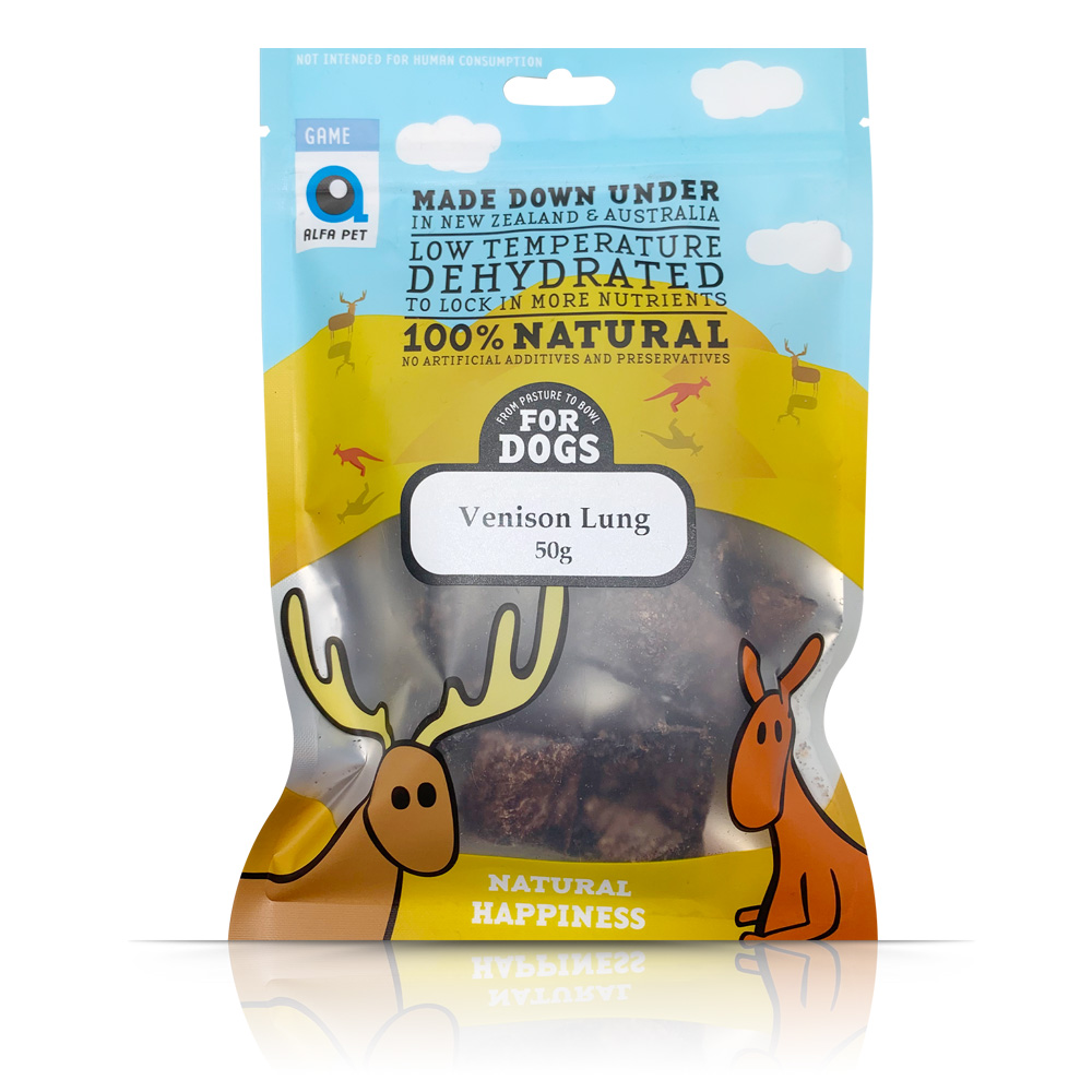 ALFAPET 紐西蘭100%純鹿肺天然零食 (狗食)