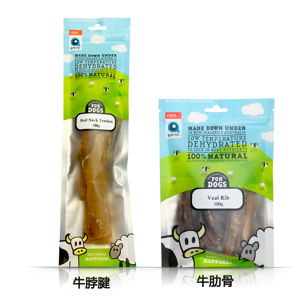 ALFAPET 紐西蘭100%純牛肋骨天然零食 (狗食)
