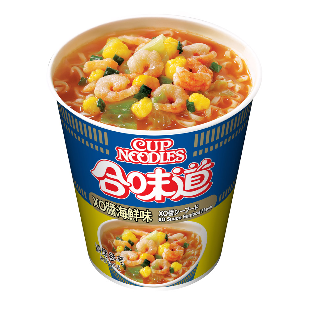 【NISSIN 日清】合味道XO醬海鮮味杯麵(73gx24杯)