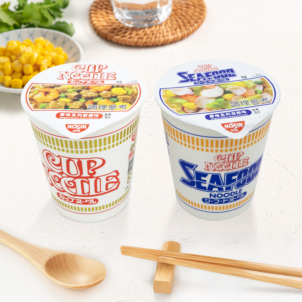 【NISSIN 日清】合味道原味系列海鮮味杯麵(70gx24杯)