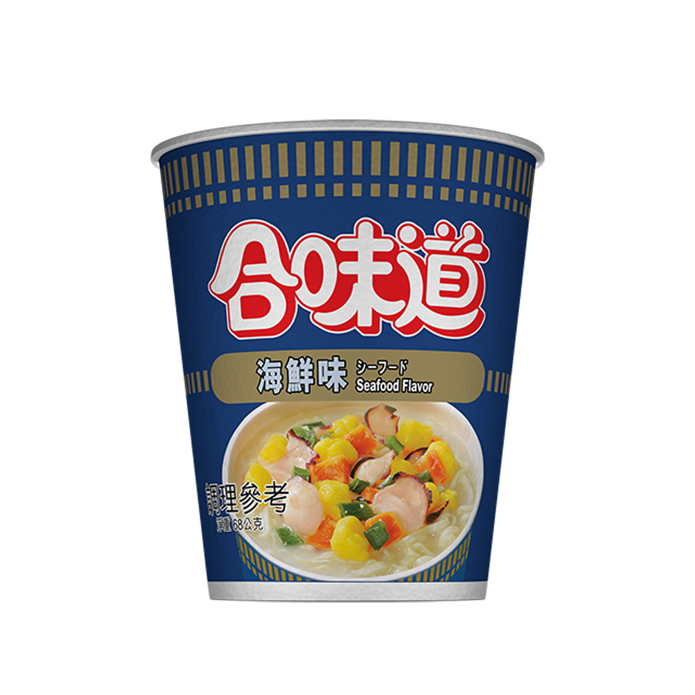 【NISSIN 日清】合味道海鮮味杯麵(68gx24杯)