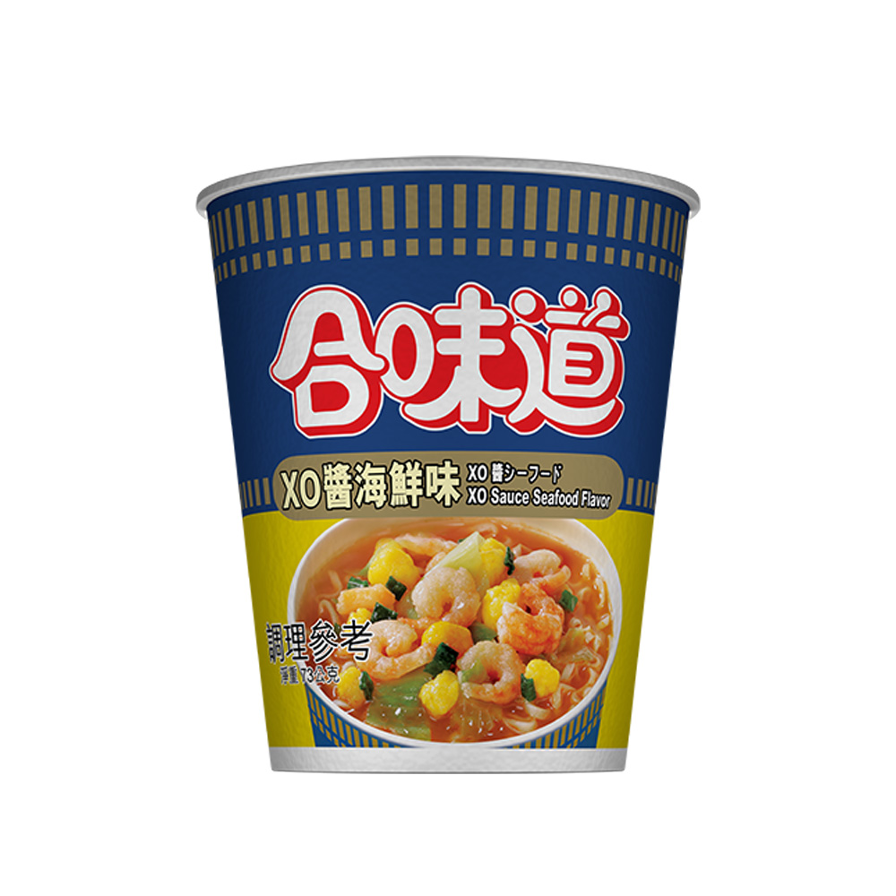 【NISSIN 日清】合味道XO醬海鮮味杯麵(73gx24杯)