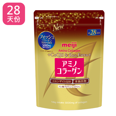 【明治】膠原蛋白粉 奢華版-璀璨金袋裝28日份