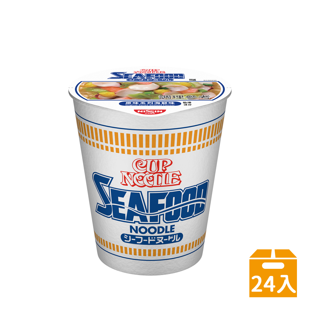【NISSIN 日清】合味道原味系列海鮮味杯麵(70gx24杯)